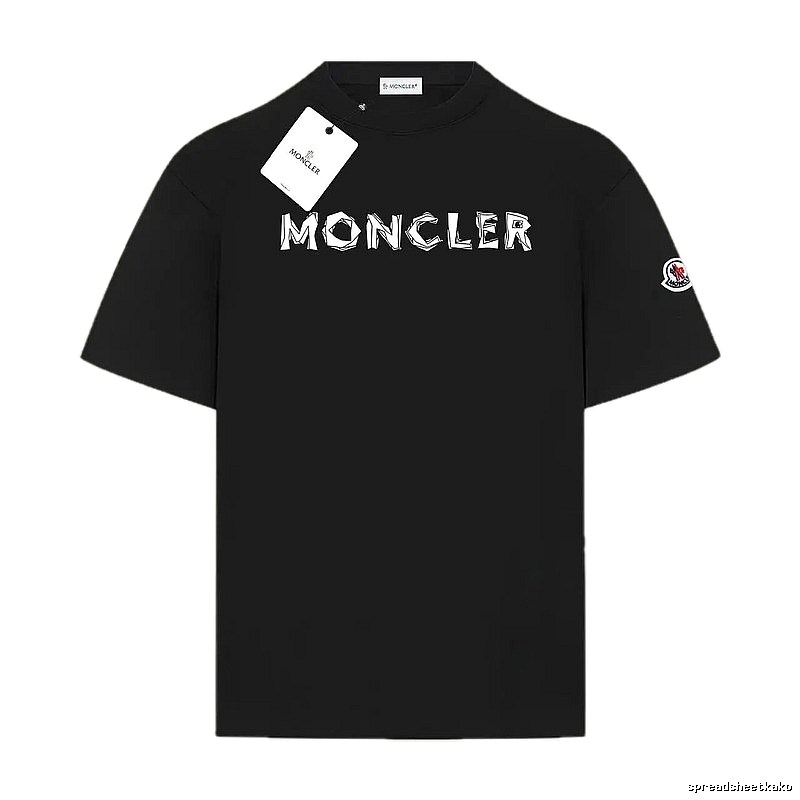 Moncler trendy and cool style black T-shirt