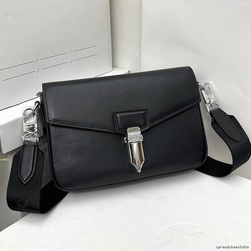 Montblanc Shoulder bag Black Flap Wide