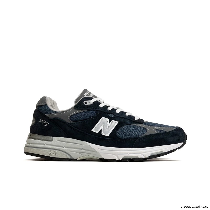New Balance 993 retro-style black shoes
