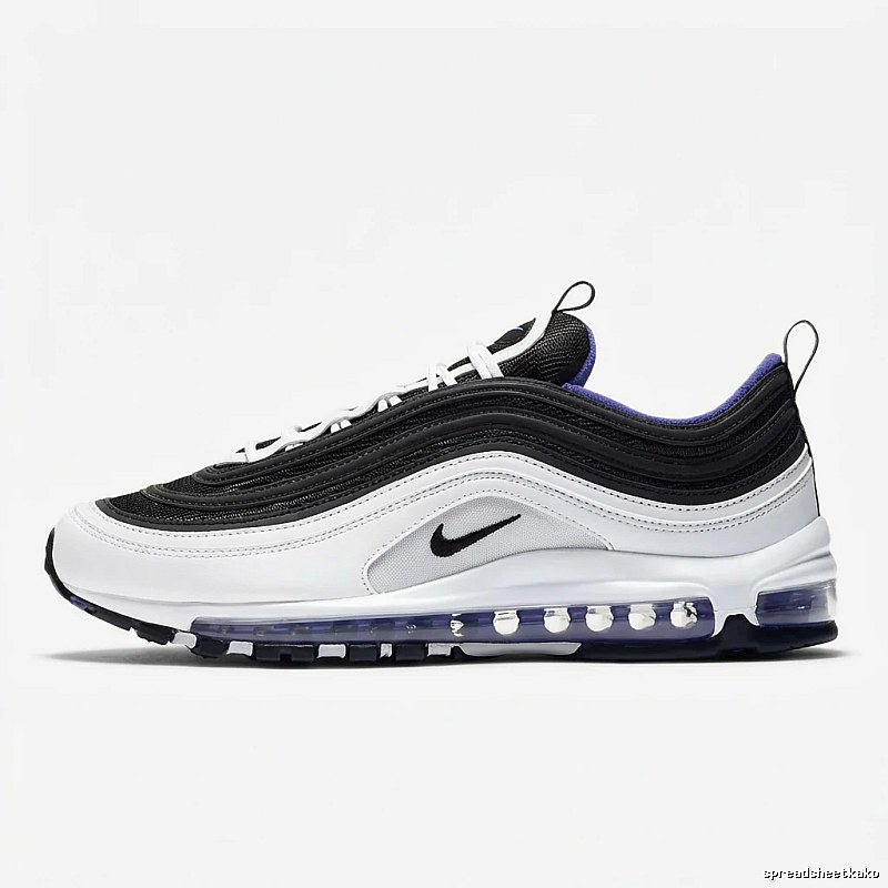 Nike Air Max 97 black and white sports shoes