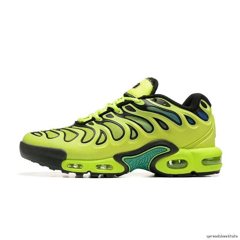 Nike Air Max Plus fluorescent green sports shoes