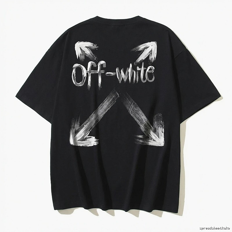 Off-White Arrow Print Black T-shirt
