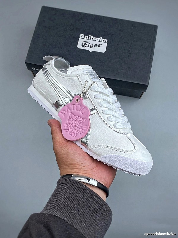 Onitsuka Tiger White Low-Top Sneakers, Clean Low Profile