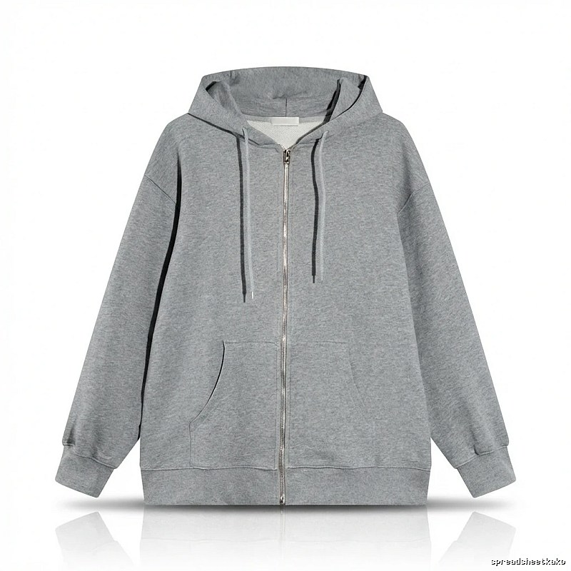 Other simple style hooded gray sweatshirt
