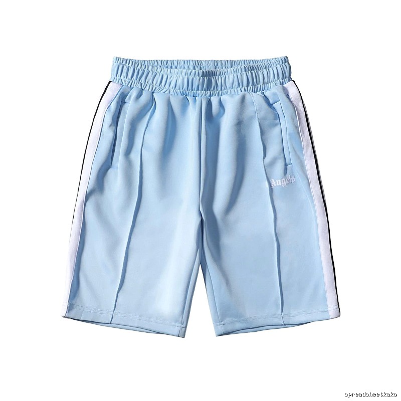 Palm Angels Travel Track shorts Black Side Stripe with Modern Look
