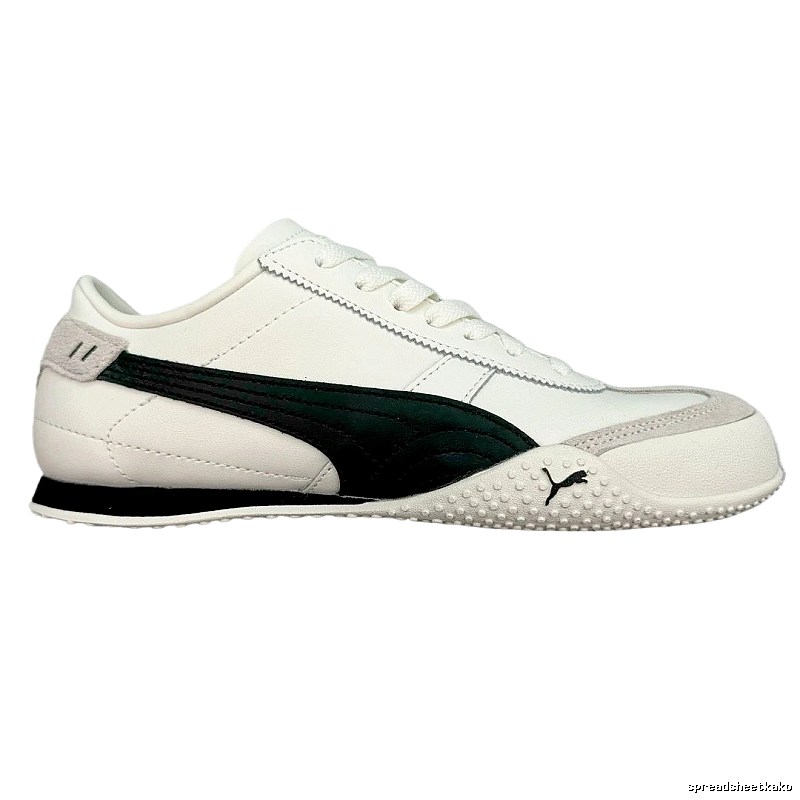PUMA retro black and white sports shoes