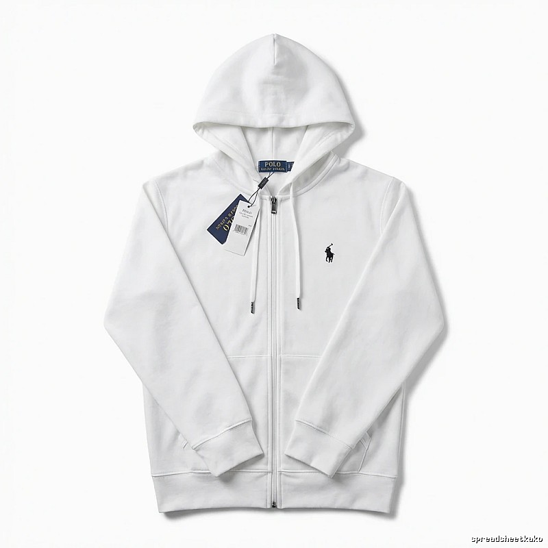 Ralph Lauren basic casual white sweatshirt