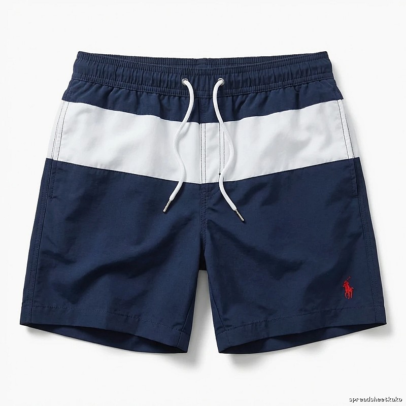 Ralph Lauren classic color-blocking shorts