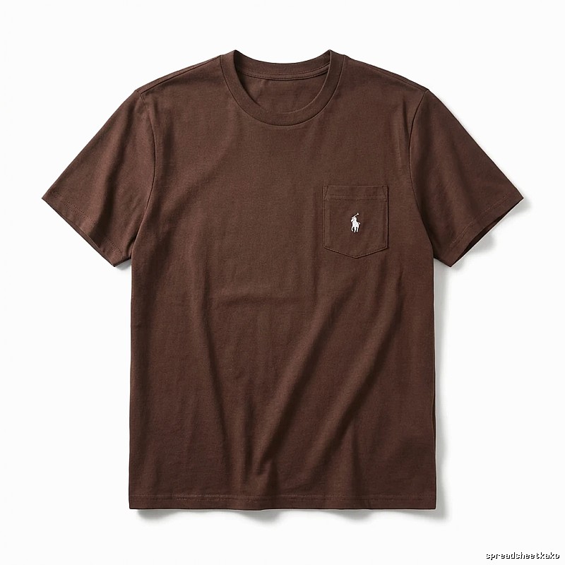 Ralph Lauren Polo Classic Style Brown T-shirt