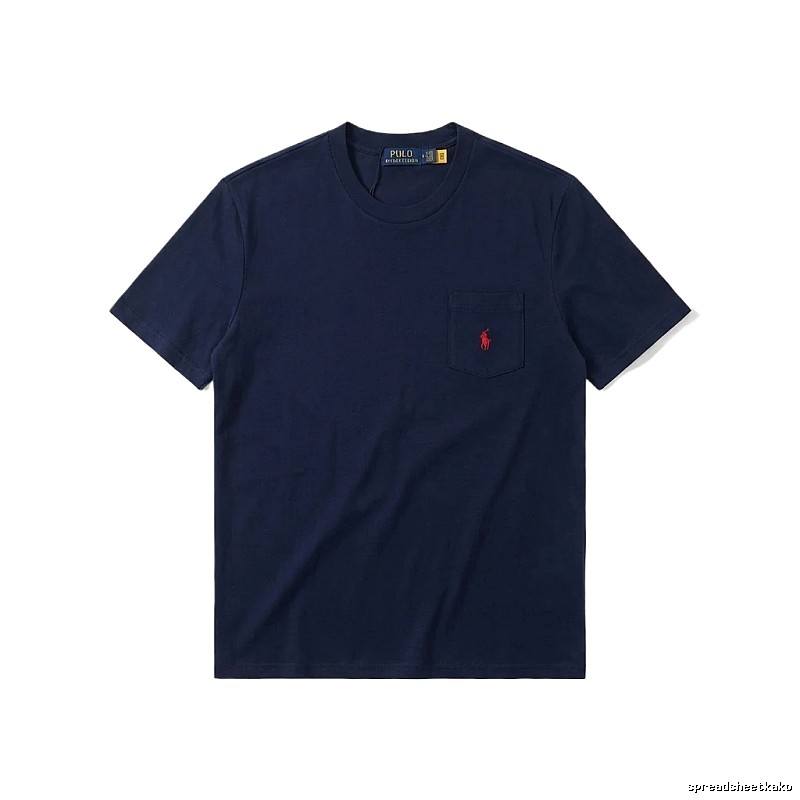 Ralph Lauren Polo simple navy blue T-shirt