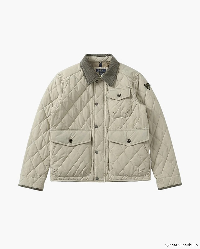 Ralph Lauren quilted retro-style cotton jacket
