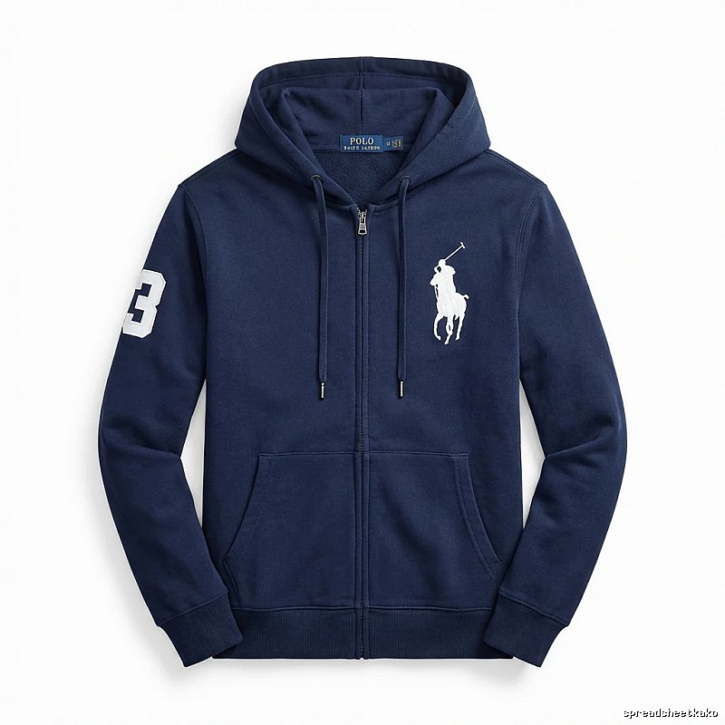 Ralph Lauren sporty dark blue hoodie