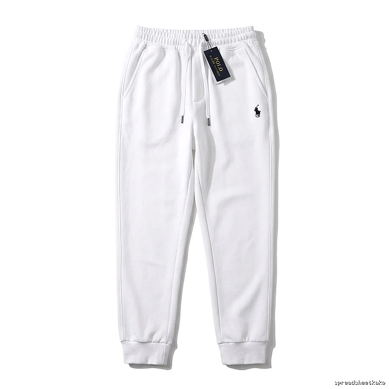 Ralph Lauren trendy brand white sweatpants