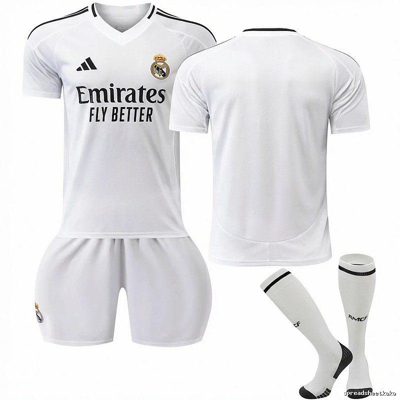 Real Madrid home court sportswear set (white)
