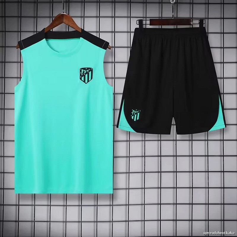 Real Madrid Statement Training jersey set Navy Sleeveless Top for Outdoor Plans