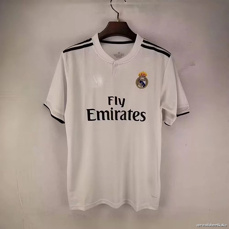 Real Madrid Streetwear Retro Teka soccer jersey White Retro Football with Practical Shape