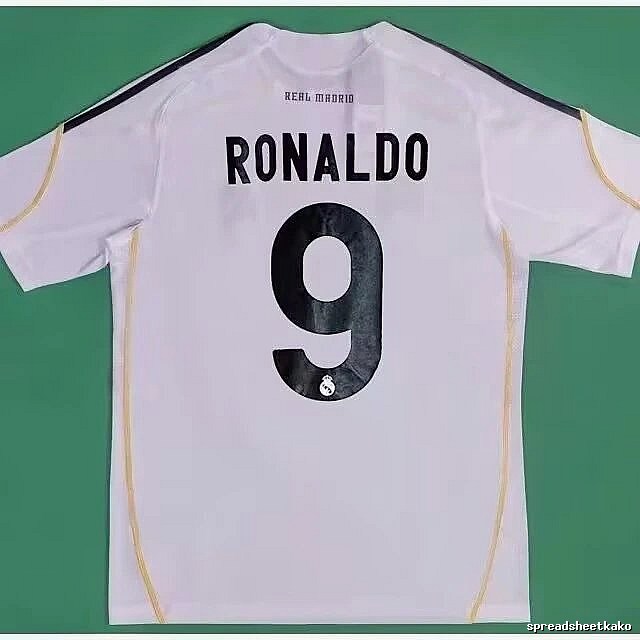 Real Madrid Summer Retro Teka soccer jersey White Retro Football with Clean Finish