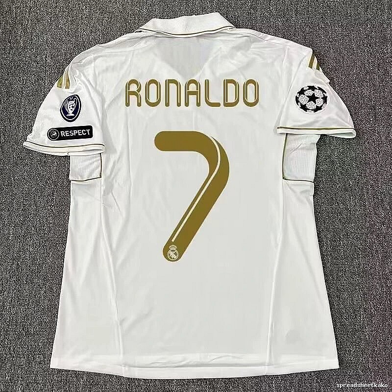 Real Madrid Urban Retro Teka soccer jersey White Retro Football with Casual Appeal