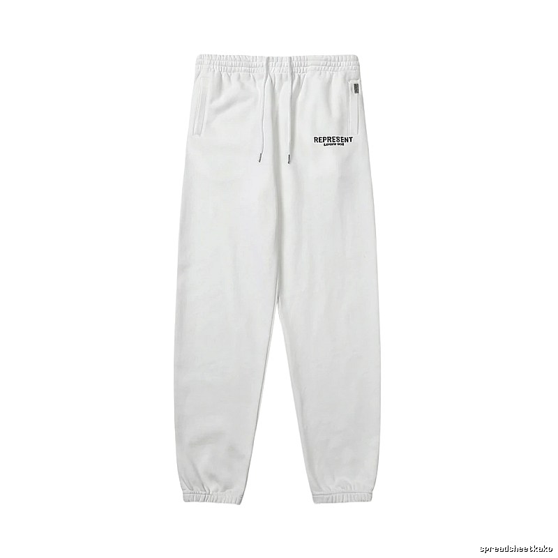 REPRESENT Basic White Sweatpants