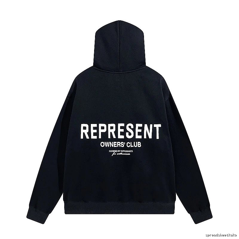 Represent Classic Owners Club hoodie Navy Large Represent for Daily Styling