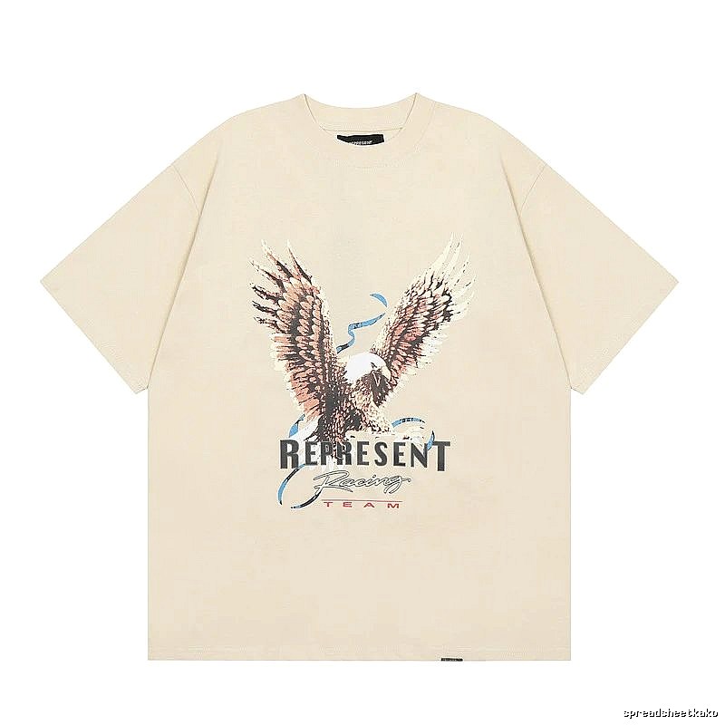 Represent Flying Eagle Vintage Beige T-Shirt