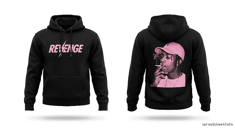 Revenge Dark Style Black Hoodie
