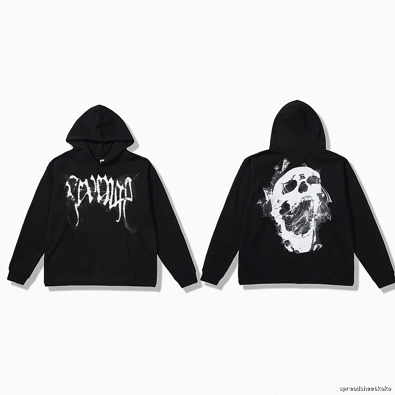 Revenge Skull Dark Style Hoodie