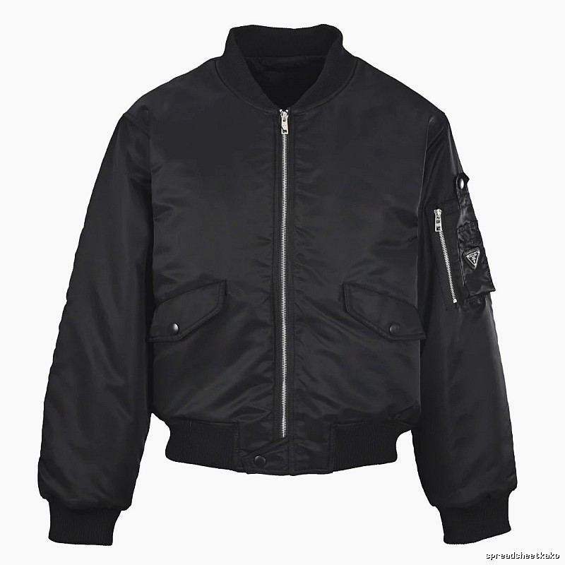 Sleeve Zip Pocket Utility Bomber Jacket by C.P. - Winter