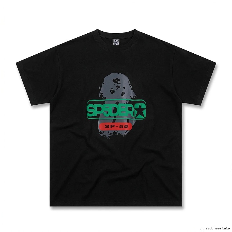 Sp5der Dark Cool Trend Short Sleeve