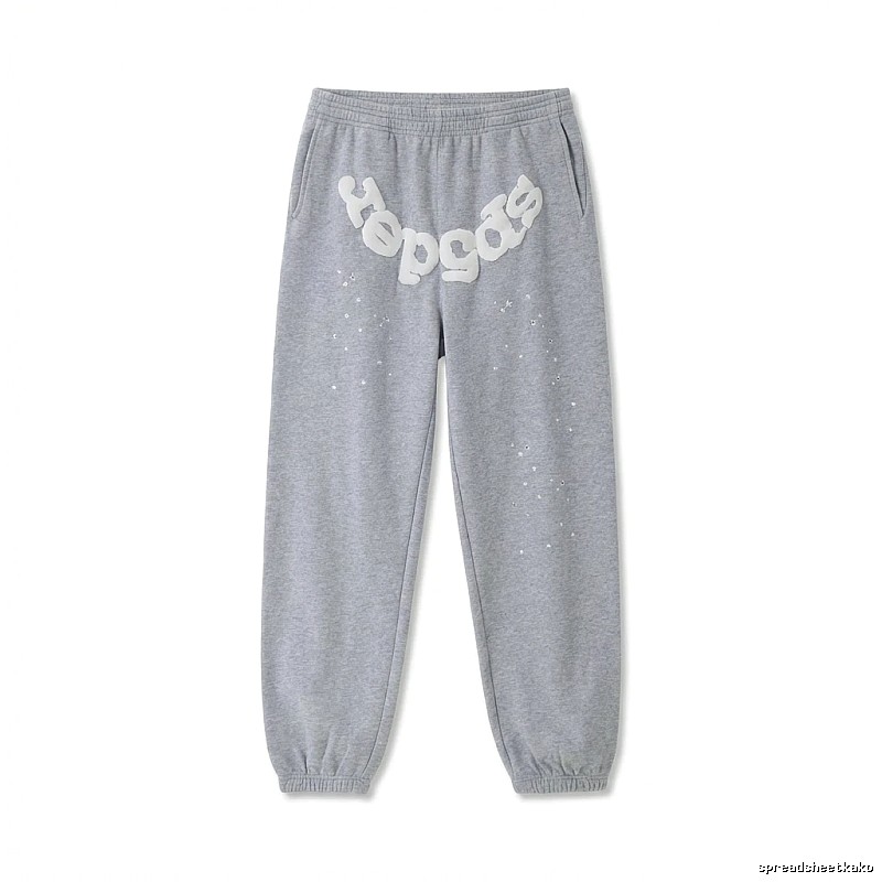 Sp5der Starry Rhinestone Wind Track Pants