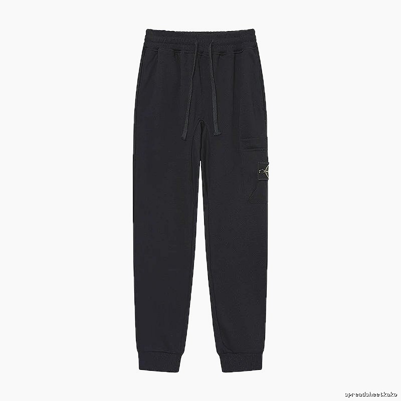 Stone Island Compass Series Street Style Black Sweatpants