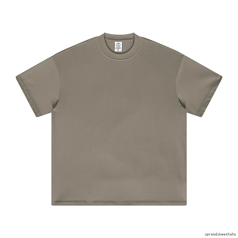 Streetwear Plain white T-shirt Minimal White Short with Logo Accent