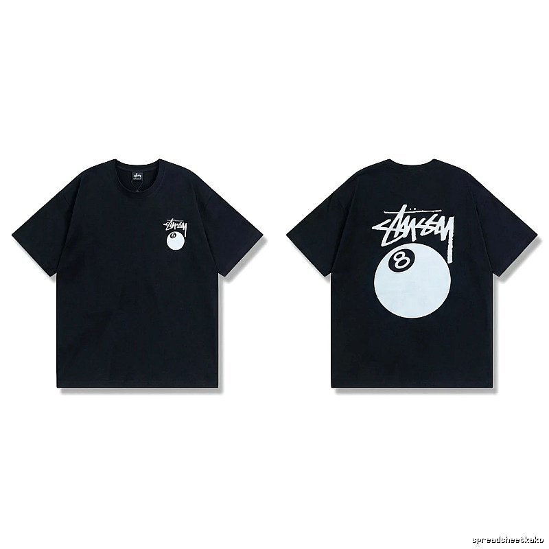 Stussy 8-Ball Series Black T-shirt