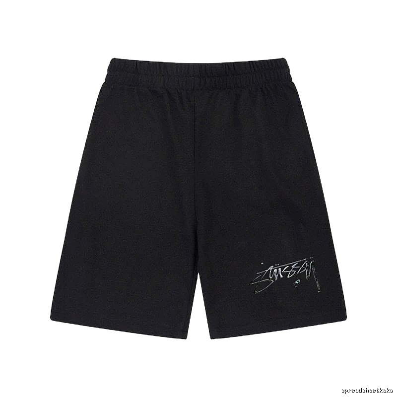Stussy Basic Style Trendy Black Shorts
