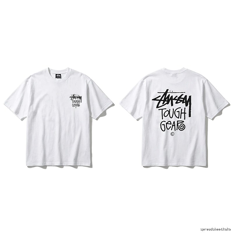 Stussy Graffiti Style White T-shirt