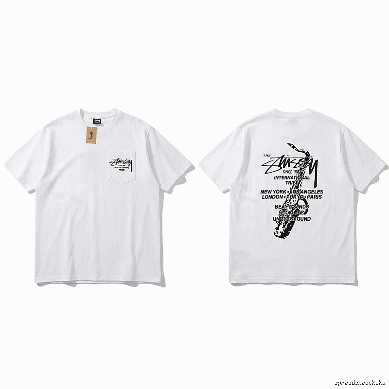 Stussy International Series Simple White T-shirt