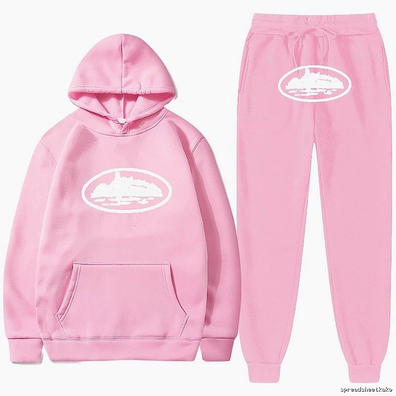 Stussy Pink Red Tracksuit Set Statement Graphic Logo