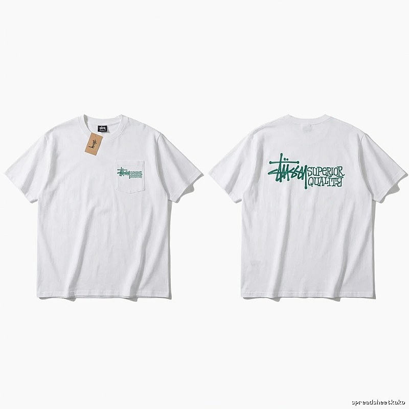 Stussy simple white T-shirt