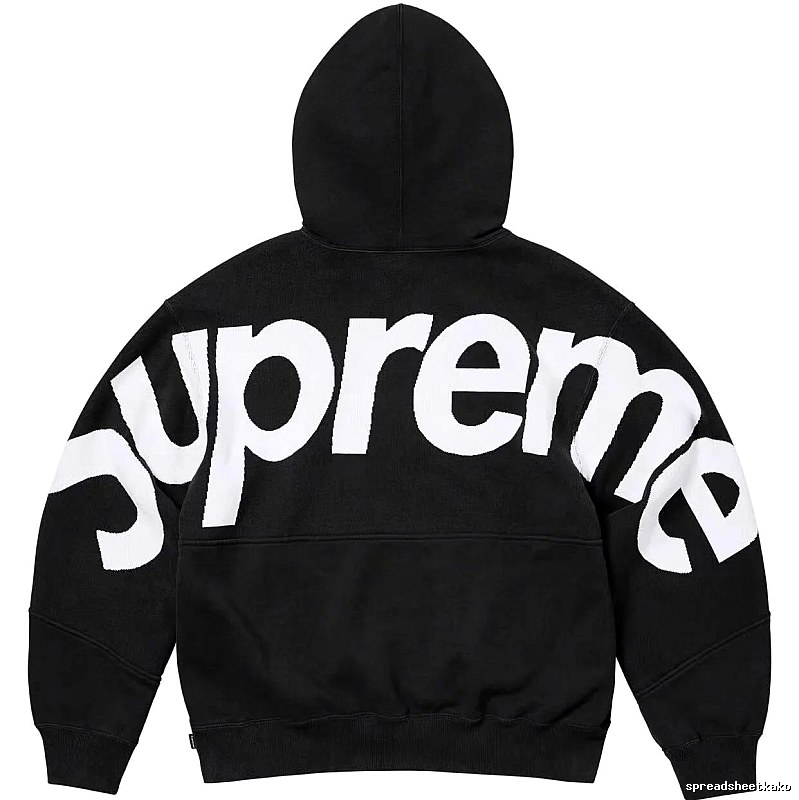 Supreme Casual Logo hoodie Gray Red Oversized for Streetwear Looks
