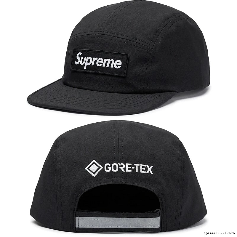 Supreme functional style black cap