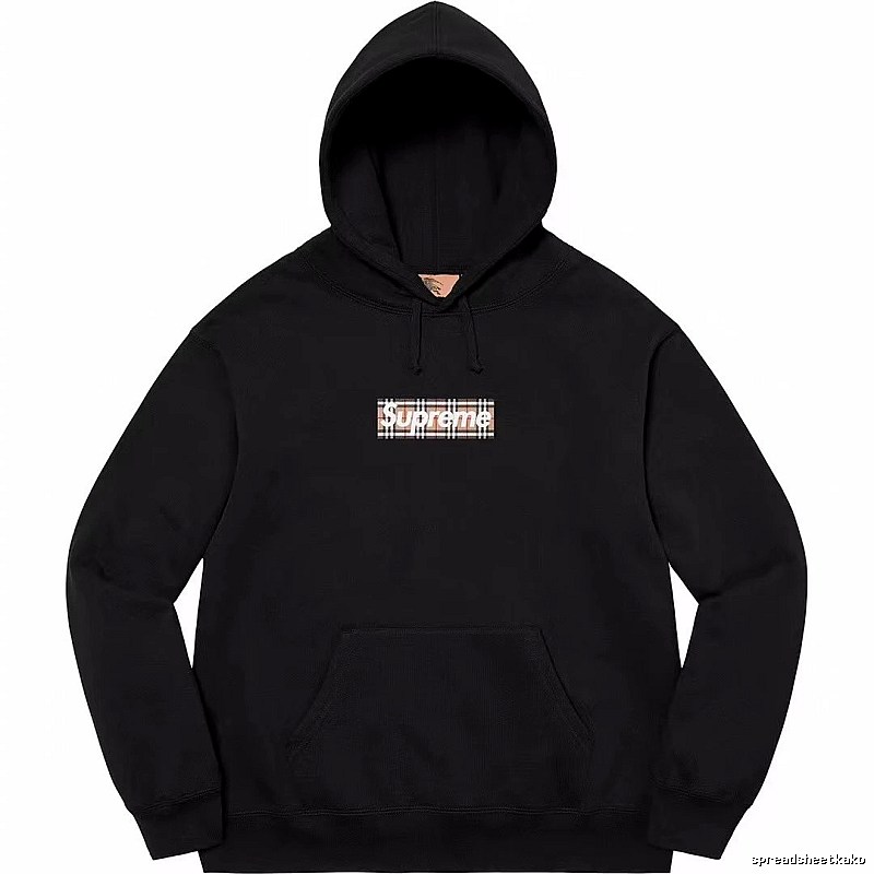 Supreme Monogram Logo hoodie Gray Red Oversized for Casual Outfits