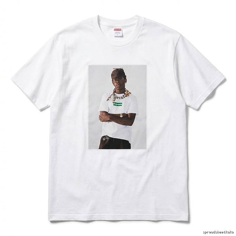 Supreme Portrait Style White T-shirt