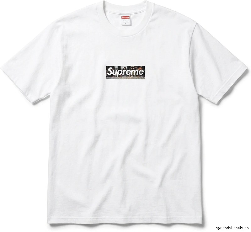Supreme Retro Style White T-shirt