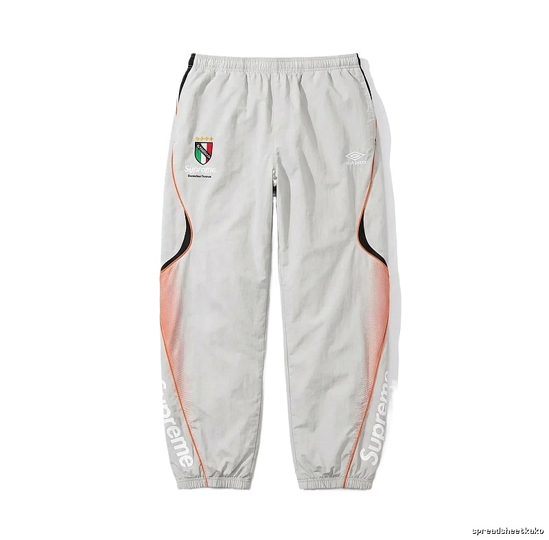 Supreme sporty light gray long pants