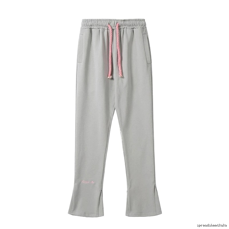 SynaWorld Casual Light Gray Long Pants