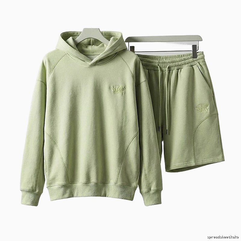SynaWorld casual style light green suit