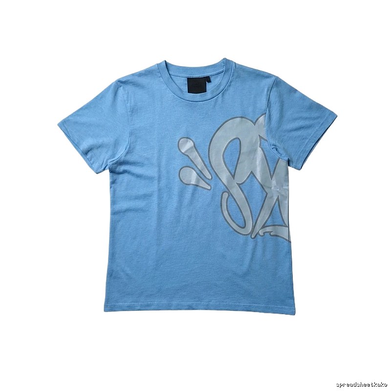 SynaWorld Graffiti-style Blue T-shirt