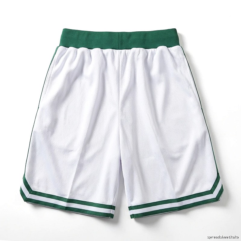 Tatum sporty white-green shorts