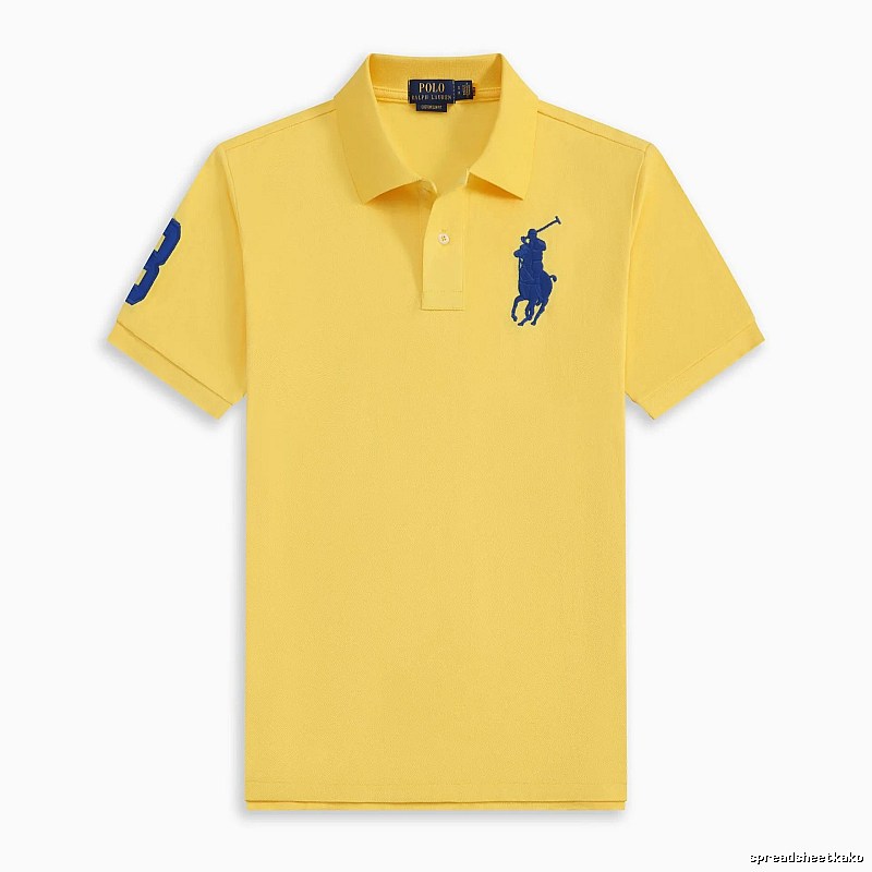 The classic yellow shirt of Ralph Lauren Polo.