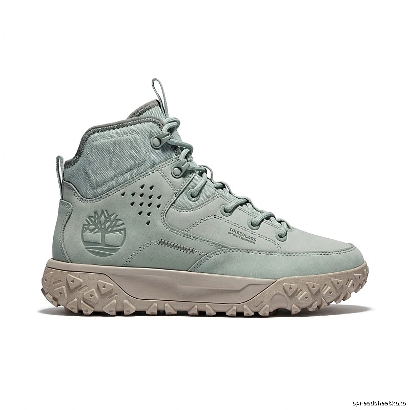 Timberland high-top light gray trendy shoes